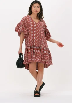 bruine silvian heach mini jurk medicham