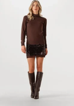 bruine silvian heach trui turtle neck sam