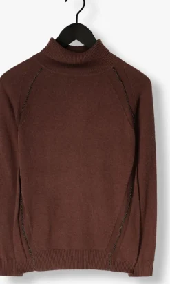 bruine silvian heach trui turtle neck sam