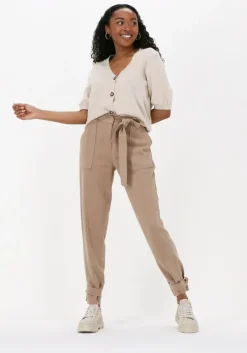 bruine simple pantalon woven pants hira struc