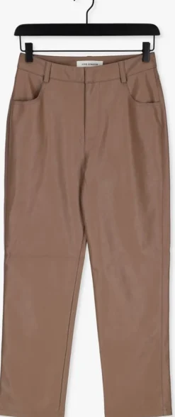 bruine sofie schnoor wijde broek trousers