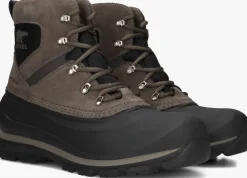 bruine sorel veterboots buxton lace wp