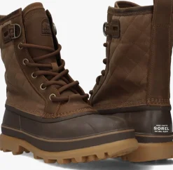 bruine sorel veterboots caribou royal