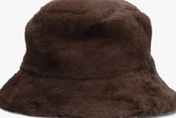 bruine stand studio hoed wera bucket hat