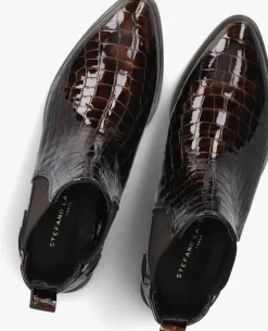 bruine stefano lauran enkellaarsjes s3298