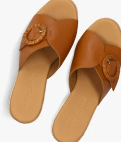 bruine stefano lauran sandalen met hak 2503