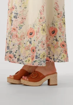 bruine stefano lauran sandalen met hak 2503