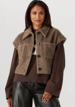 bruine studio ar bodywarmer plume