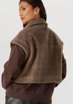 bruine studio ar bodywarmer plume