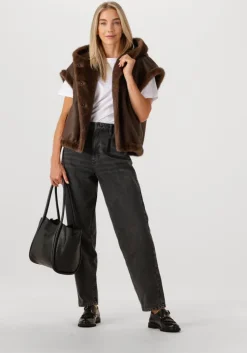 bruine studio ar faux fur jas olena