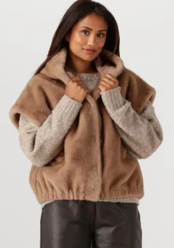 bruine studio ar faux fur jas olena