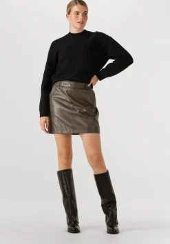 bruine studio ar minirok lain sheep soft waxed