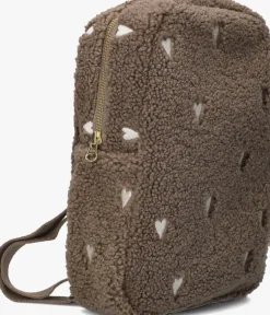 bruine studio noos rugtas teddy hearts mini backpack