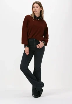 bruine summum trui mock neck sweater extra fine m