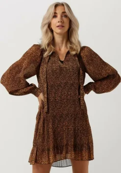 bruine suncoo mini jurk cristal