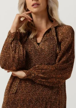 bruine suncoo mini jurk cristal