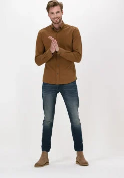 bruine tiger of sweden casual overhemd fenald