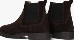 bruine tommy hilfiger chelsea boots hilfiger comfort chelsea
