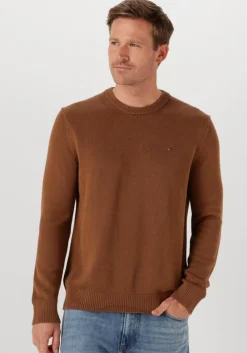 bruine tommy jeans sweater tjm slim ess sweater exts