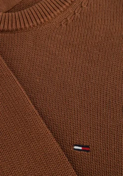 bruine tommy jeans sweater tjm slim ess sweater exts