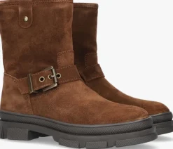 bruine ton & ton biker boots lunt