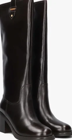 bruine twinset milano hoge laarzen 252tcp080