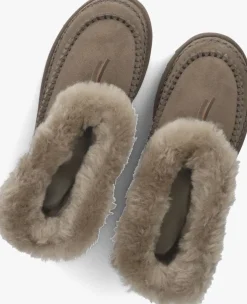 bruine ugg vachtlaarzen classic mini alpine