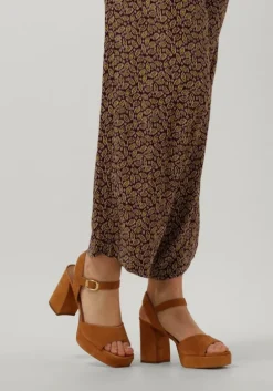 bruine unisa sandalen met hak odran