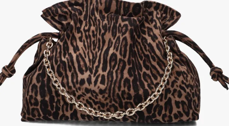 bruine unisa schoudertas zelora