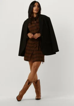 bruine vanessa bruno mini jurk blandine
