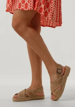 bruine via vai platte sandalen mondi sun