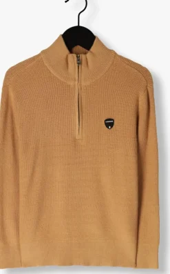 bruine vingino coltrui knit-half-zip