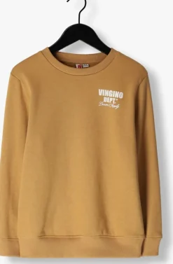 bruine vingino sweater basic-crew