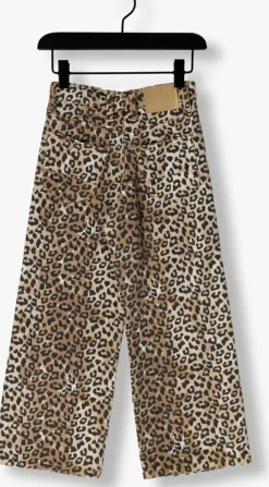 bruine vingino wijde broek cassie leopard