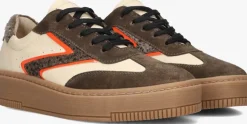 bruine wysh lage sneakers dasha