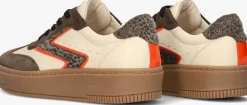 bruine wysh lage sneakers dasha