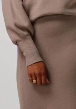 bruine y.a.s. maxirok yasfonny hw ankle knit skirt