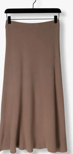 bruine y.a.s. maxirok yasfonny hw ankle knit skirt
