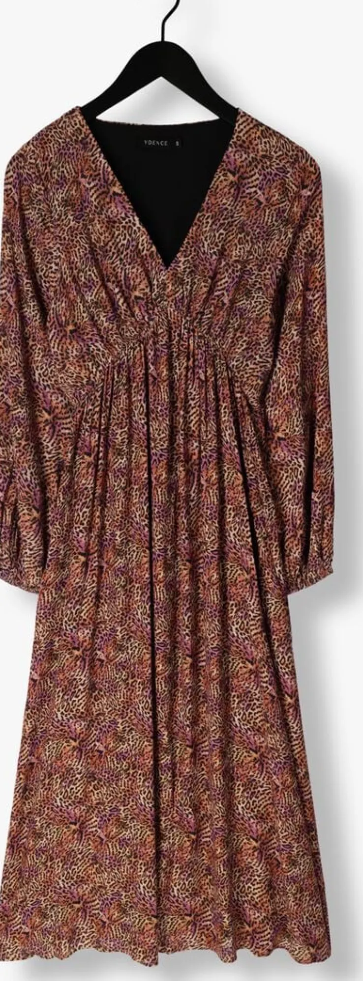 bruine ydence maxi jurk dress michelle