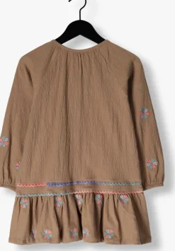 bruine your wishes mini jurk wavy flowy dress