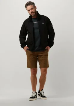 camel calvin klein korte broek modern twill slim short belt