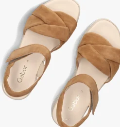 camel gabor platte sandalen 622.1