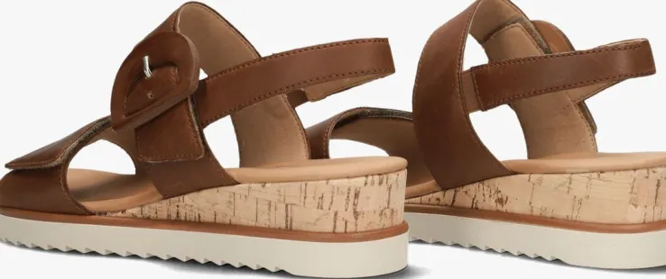 camel gabor platte sandalen 752