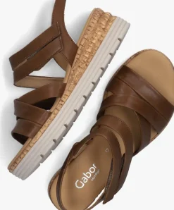 camel gabor sandalen met hak 702.2