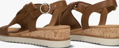 camel gabor sandalen met hak 751.1