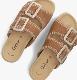 camel gabor slippers 741.3