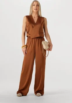 camel gestuz wijde broek gzjessie hw pants