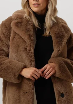 camel giacomo the jacket faux fur jas 6610940