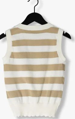 camel indian blue jeans top knitted singlet striped