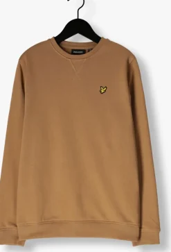 camel lyle & scott sweater crew neck sweatshirt boys